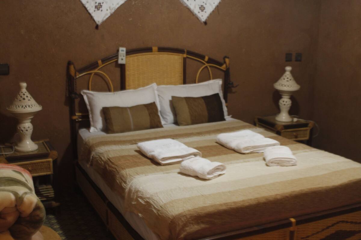 Camera doppia (Aghane) | Biancheria da letto di alta qualità, una cassaforte in camera