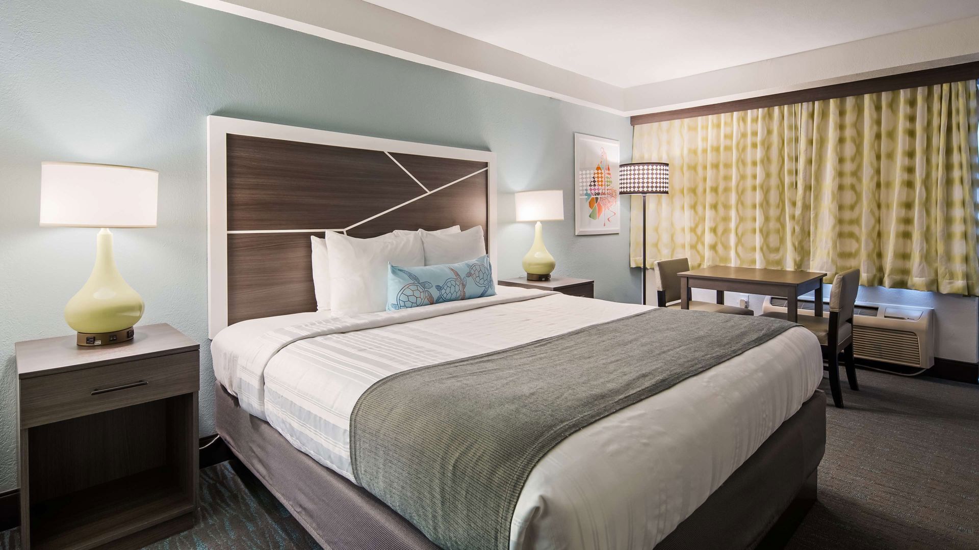 In-room safe, desk, laptop workspace, iron/ironing board