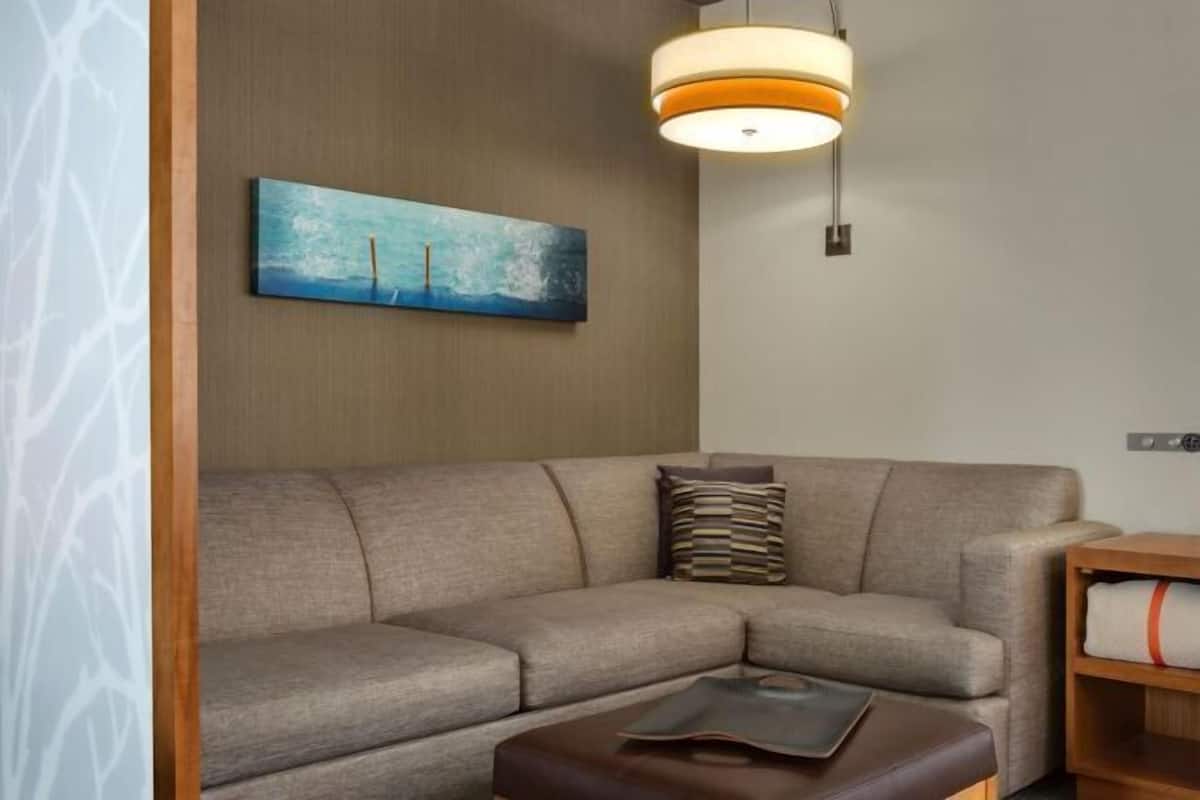 Coin séjour | Télévision de 42 pouces avec chaînes numériques, station d'accueil MP3