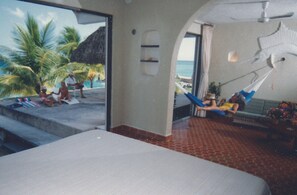 Luxury-Apartment, 1 Schlafzimmer, Küche, Meerblick | Ausblick vom Zimmer