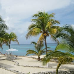 En la playa