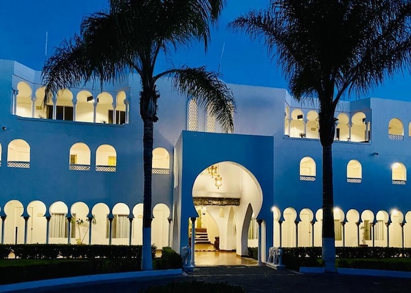 Voorkant van accommodatie