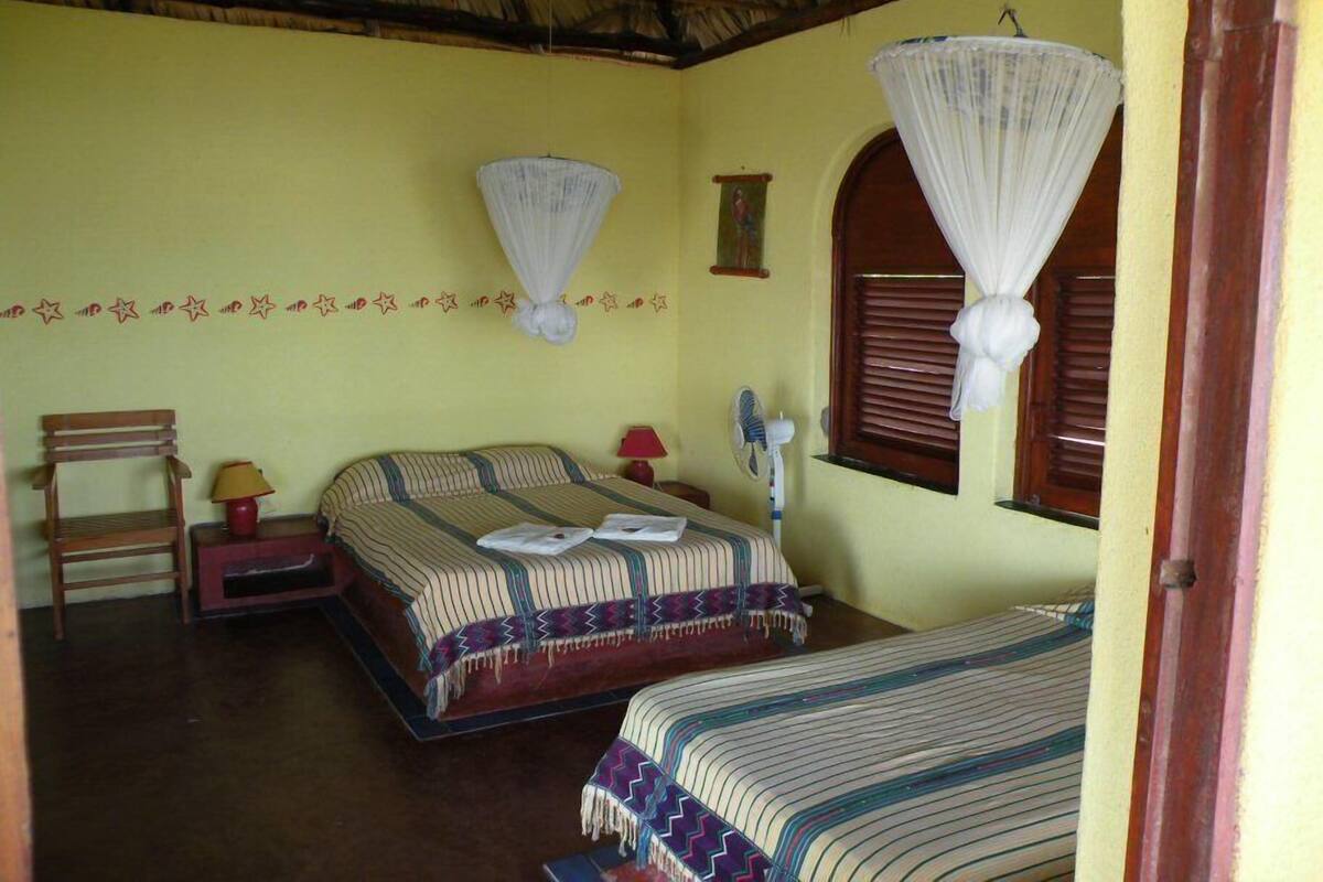 Individually furnished, bed sheets