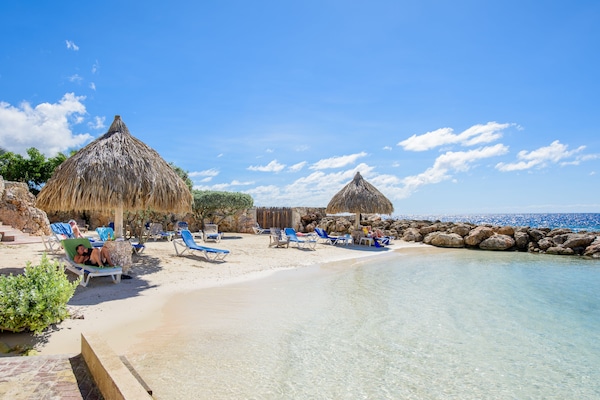 Private beach, snorkeling