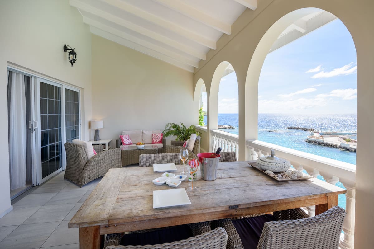 Luxury Penthouse, 3 Bedrooms, Oceanfront - Sunrise View | Balkoni