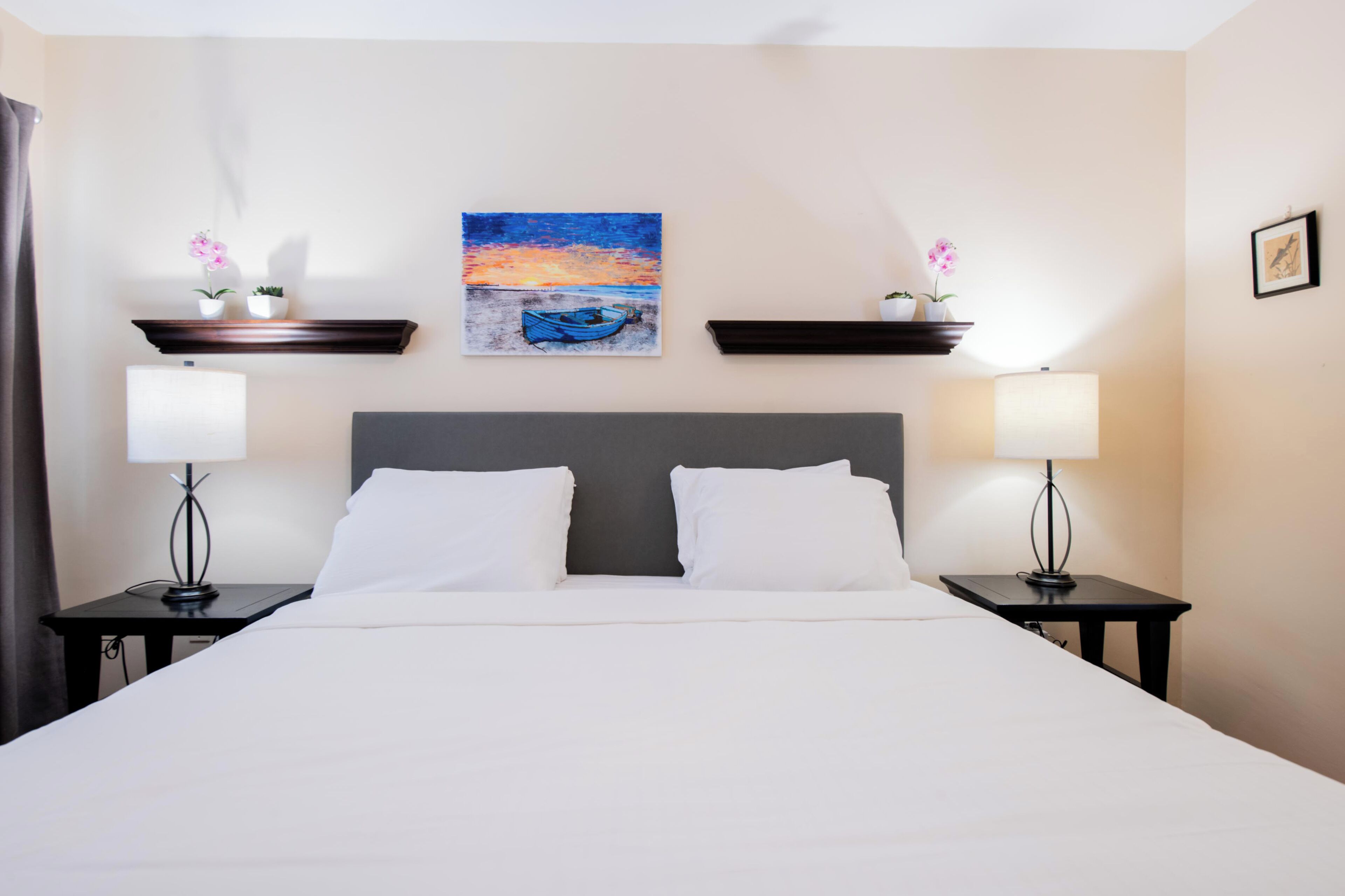 Familieleilighet, 2 soverom, terrasse, hageområde | Sengetøy i egyptisk bomull, dundyner og senger med overmadrass