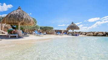 Private beach, snorkeling