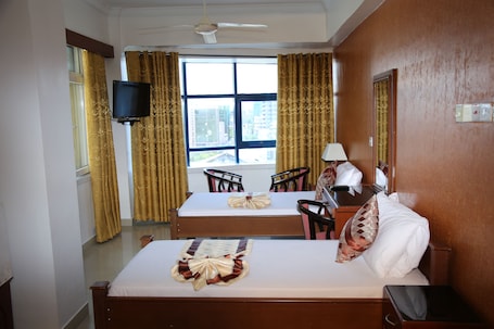 Deluxe Twin Room | 1 bedroom, blackout drapes, iron/ironing board, free WiFi