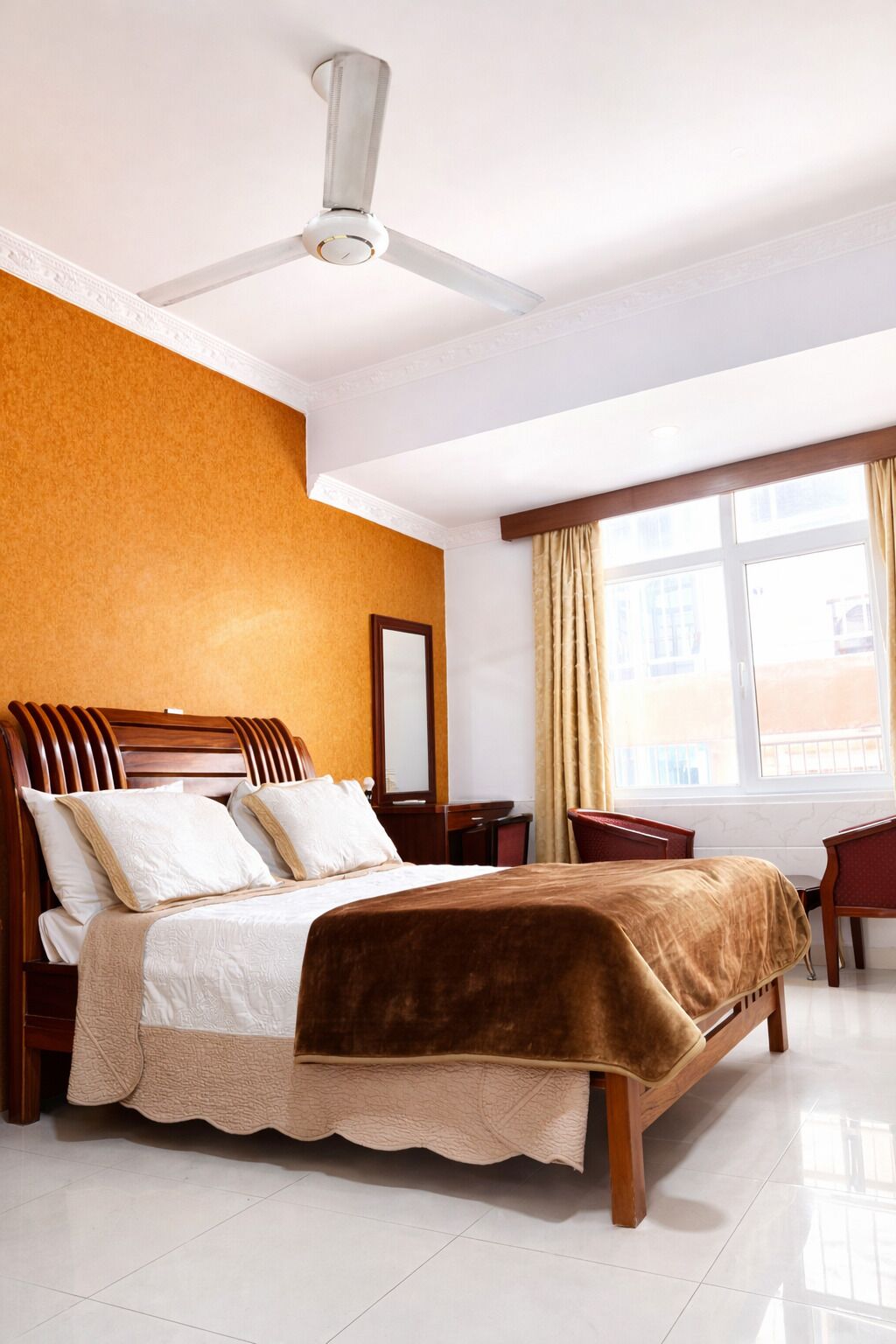 Deluxe Double Room | Desk, laptop workspace, blackout drapes, iron/ironing board