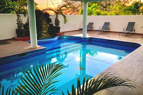 Blick von der Unterkunft