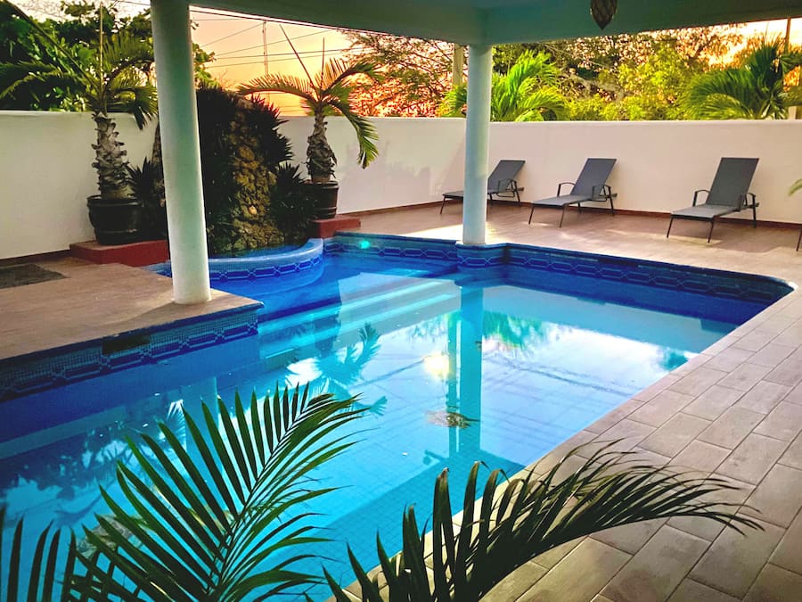 Utsikt fra overnattingsstedet