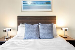 2 chambres, literie de qualité, lit avec matelas Select Comfort