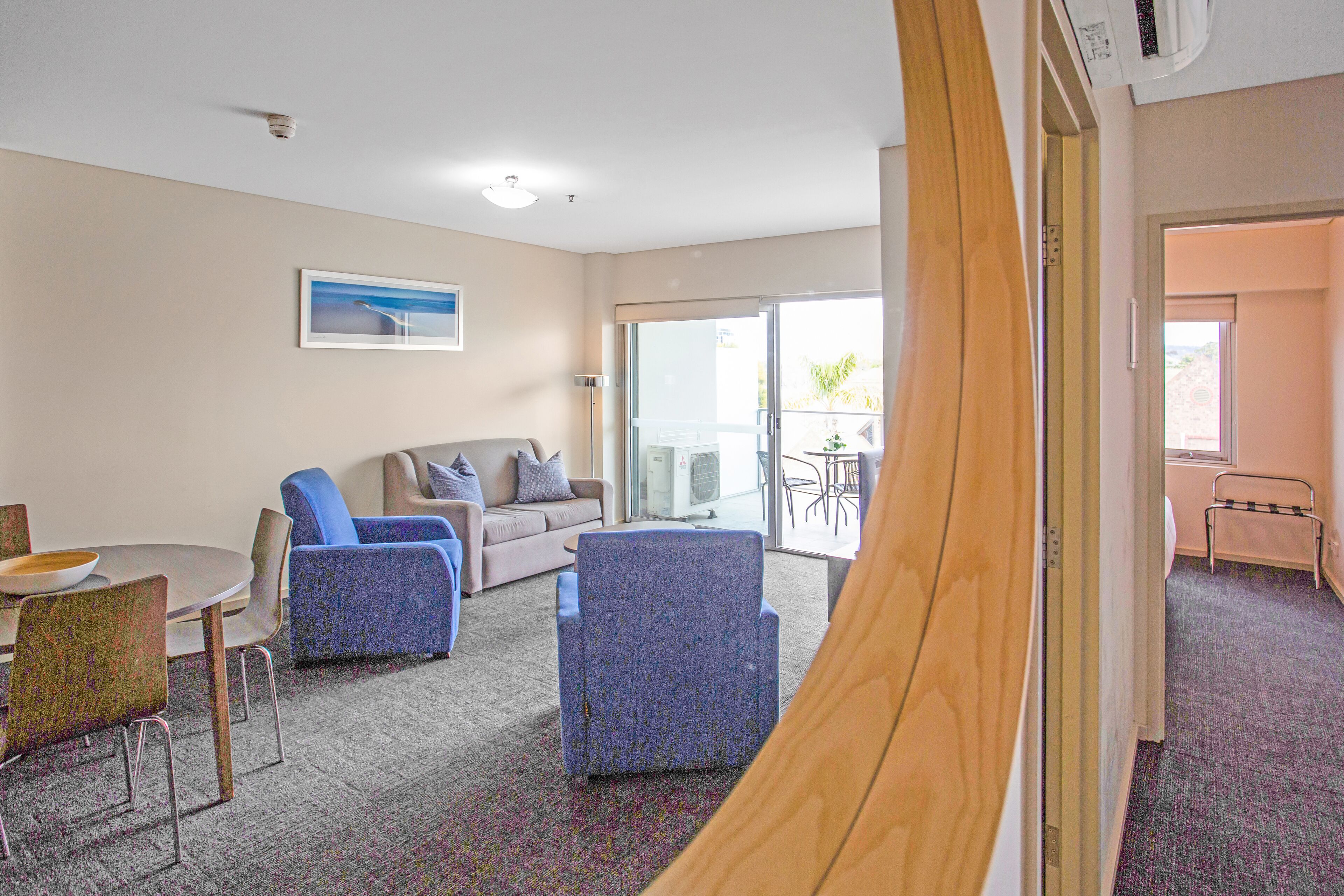 2 Bedroom 1 Queen & 2 Singles Deluxe | Living area | 48-inch TV with digital channels