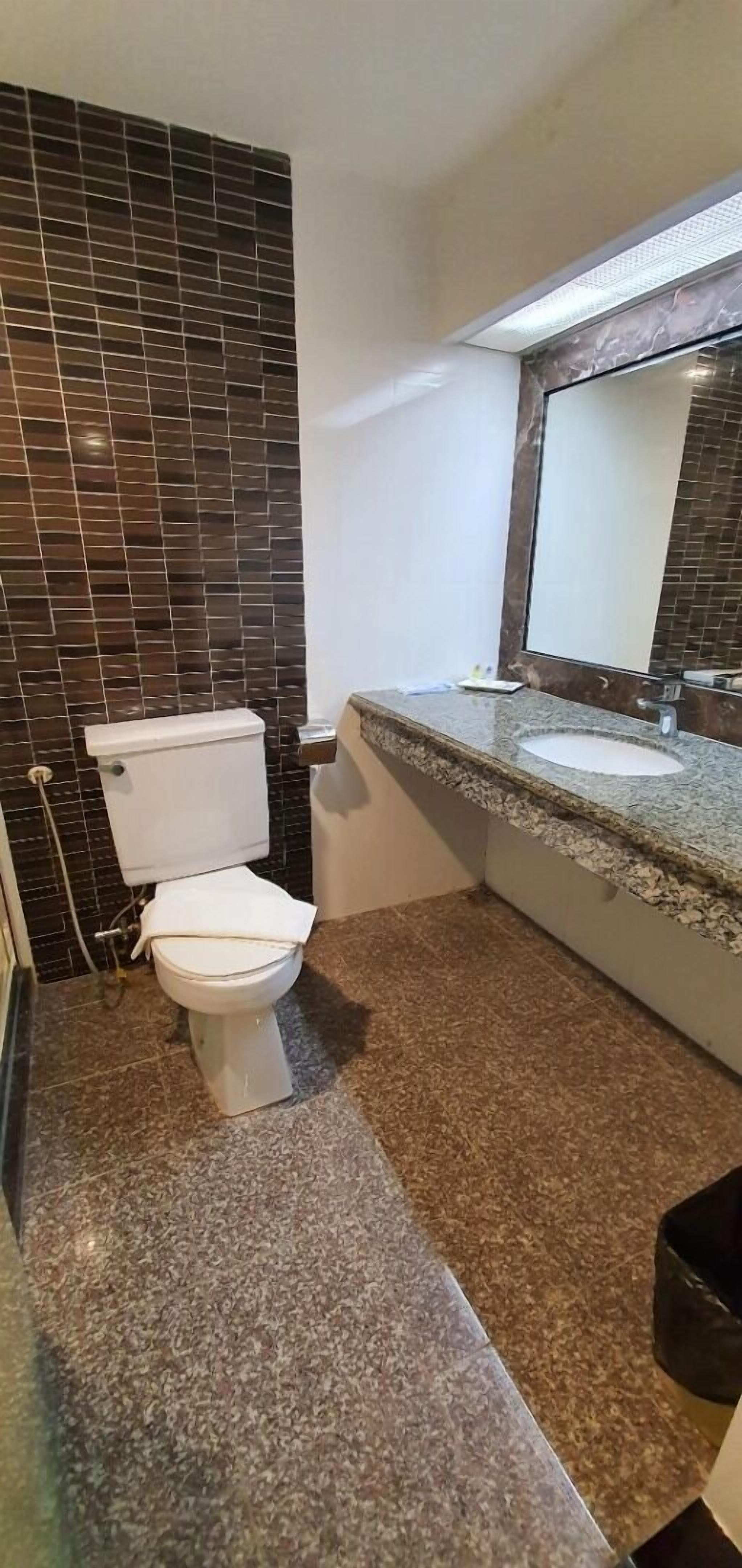 executive room, 1 king bed | bathroom | shower, free toiletries, hair dryer, towels