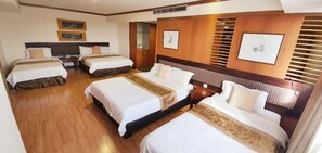 Family Room, Multiple Beds | Minibar, in-room safe, desk, iron/ironing board - Kemena Plaza Hotel (Bintulu)