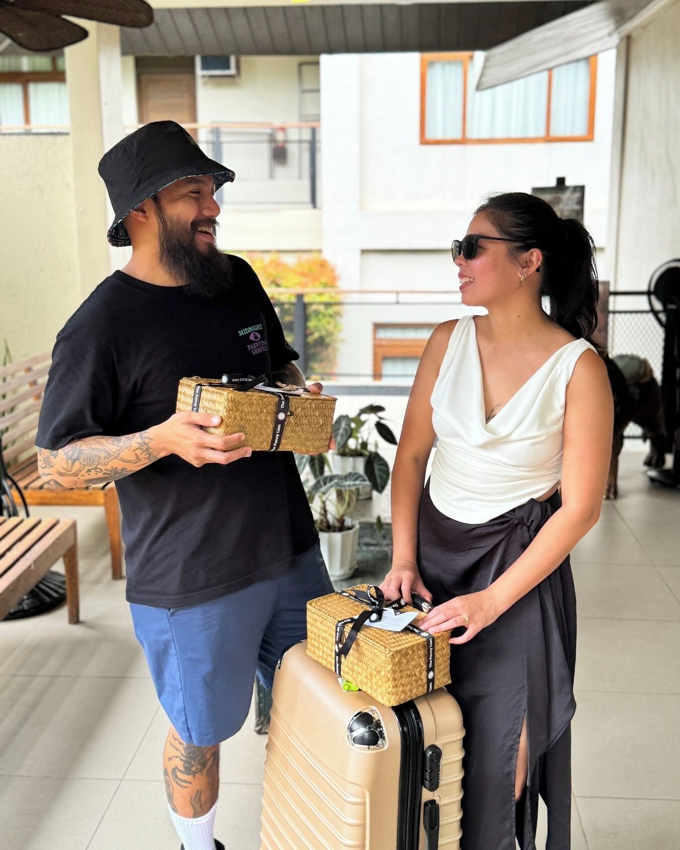 Façade de l’hébergement