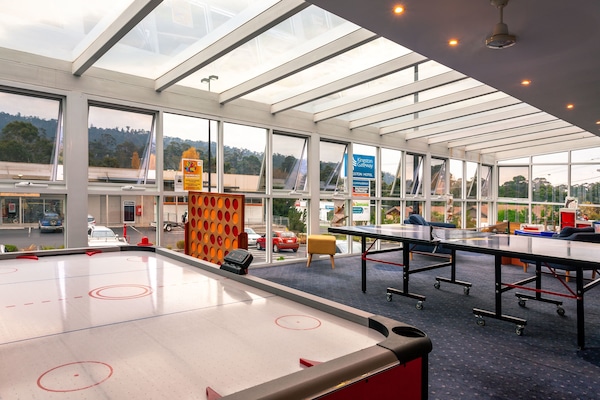 Zona de juegos infantil cubierta