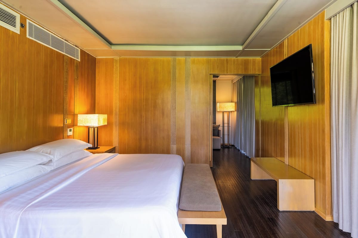 1 chambre, literie hypoallergénique, surmatelas