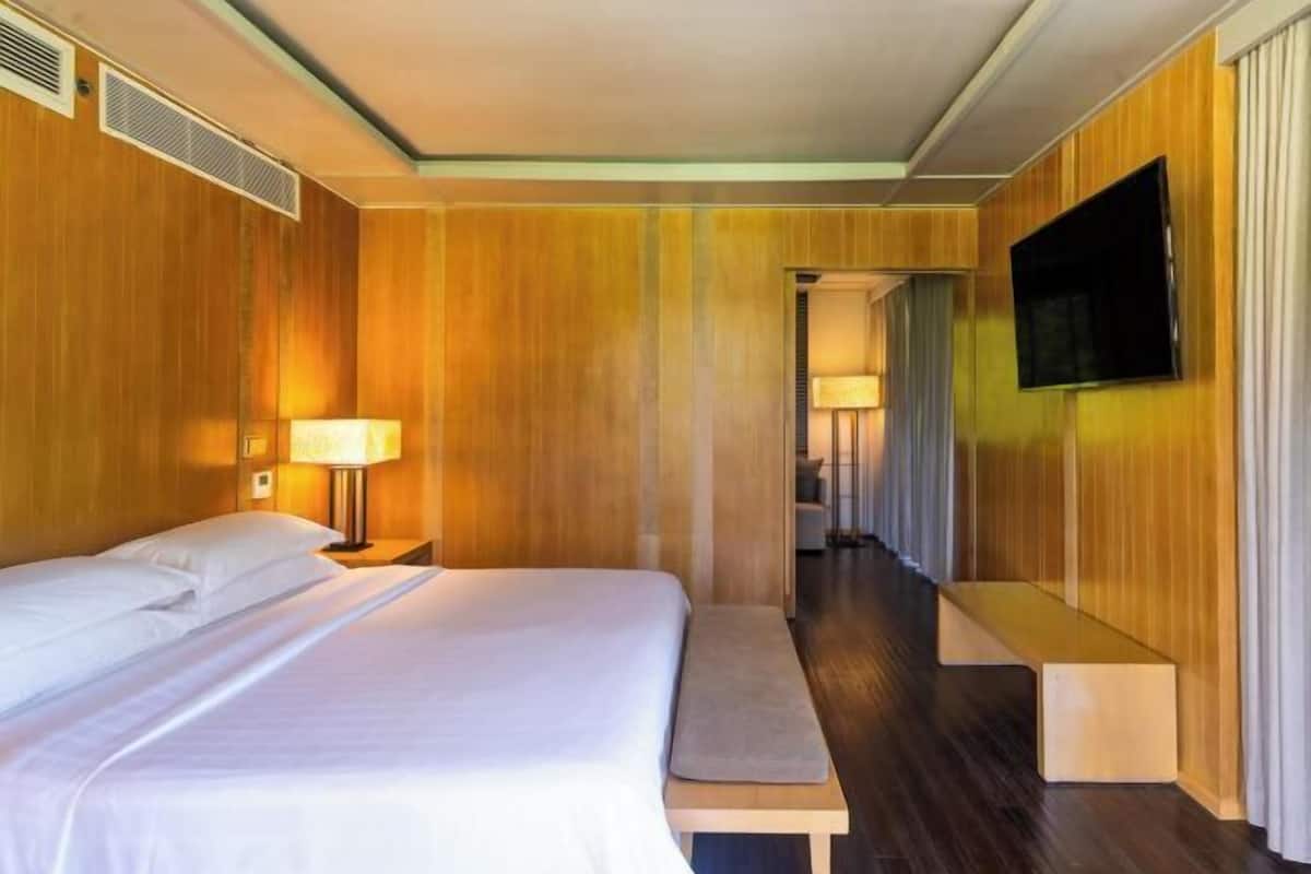 1 chambre, literie hypoallergénique, surmatelas