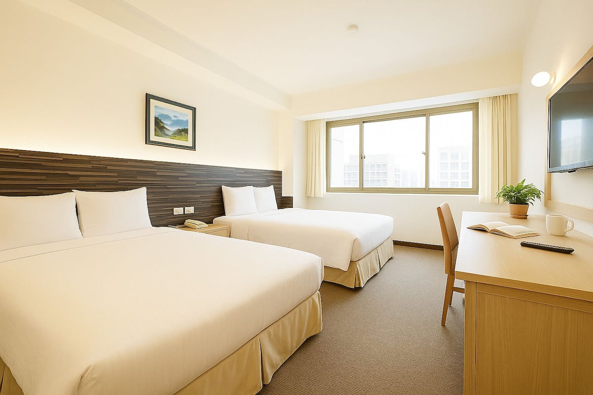 1 habitación, ropa de cama de alta calidad y cortinas blackout