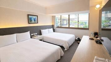 1 bedroom, premium bedding, blackout curtains, iron/ironing board