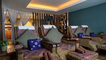 Aromatherapy, hot stone massages, deep-tissue massages, massages
