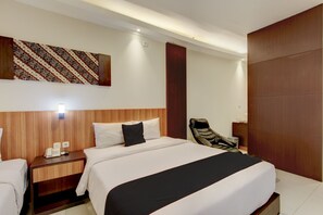 ห้องดีลักซ์สวีท | เครื่องนอนป้องกันสารก่อภูมิแพ้, Wi-Fi ฟรี, ผ้าปูที่นอน