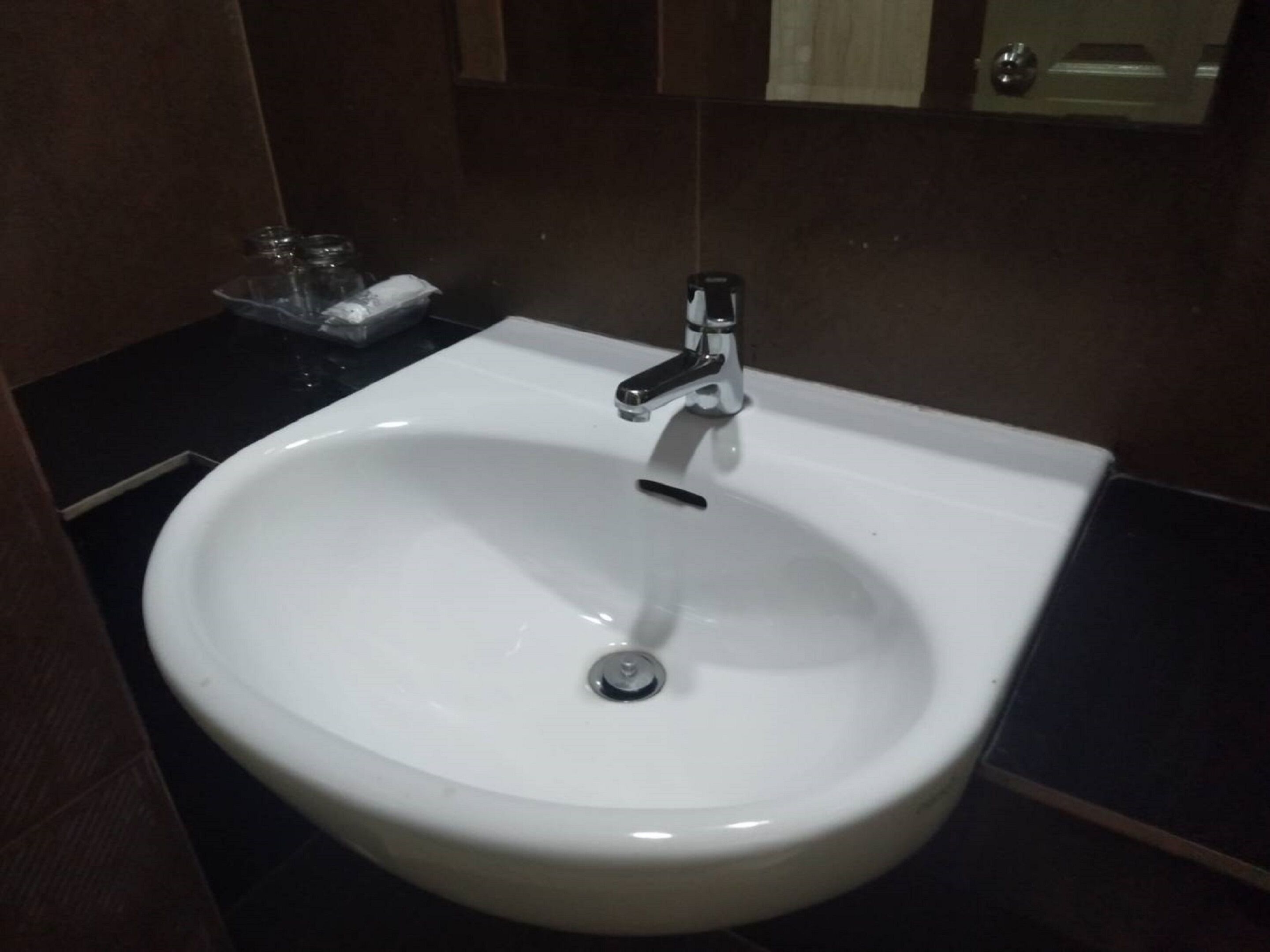 free toiletries, hair dryer, towels