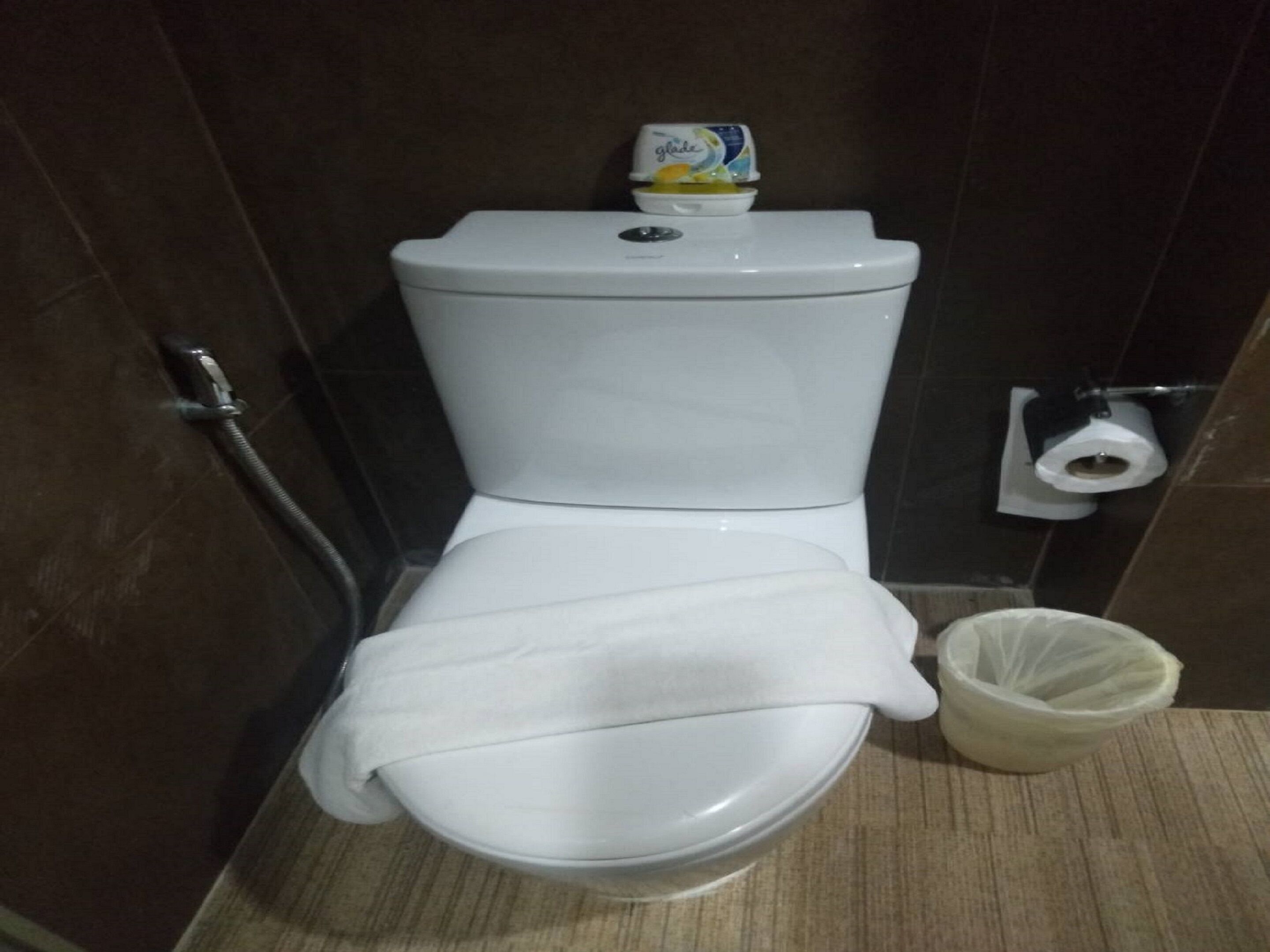 free toiletries, hair dryer, towels