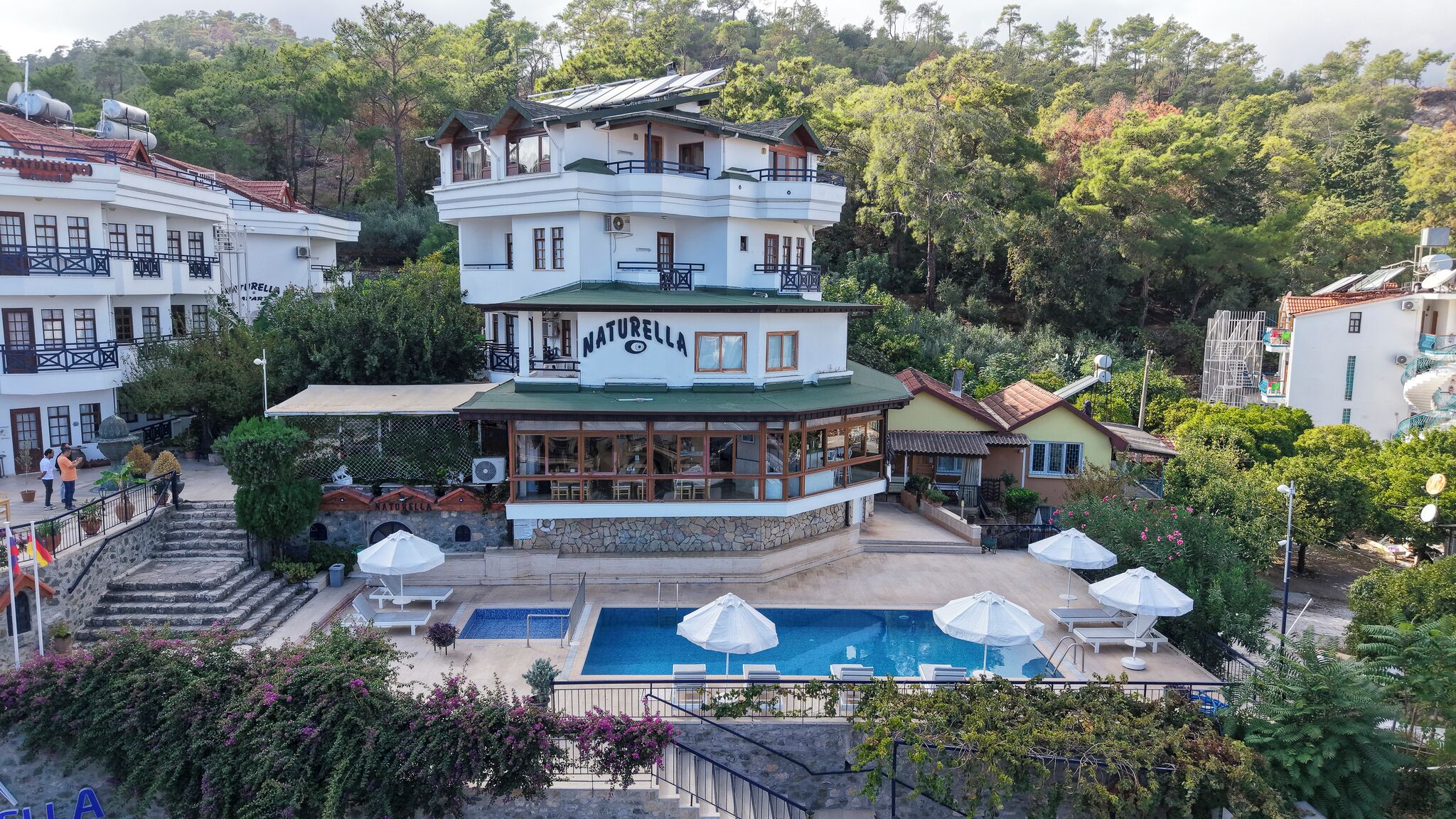 Façade de l’hébergement