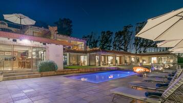 Front of property – evening/night
