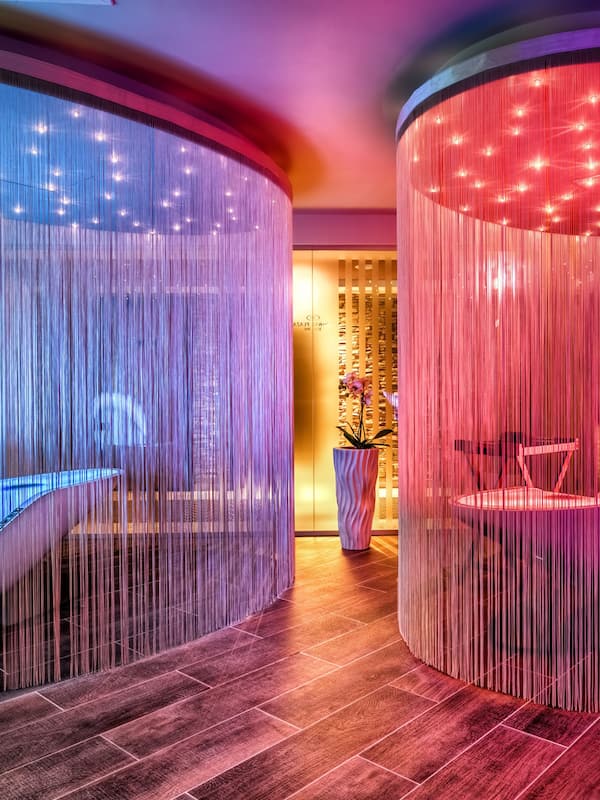 Couples treatment rooms, sauna, steam room, hot springs, Turkish bath