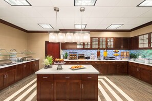 Free daily buffet breakfast