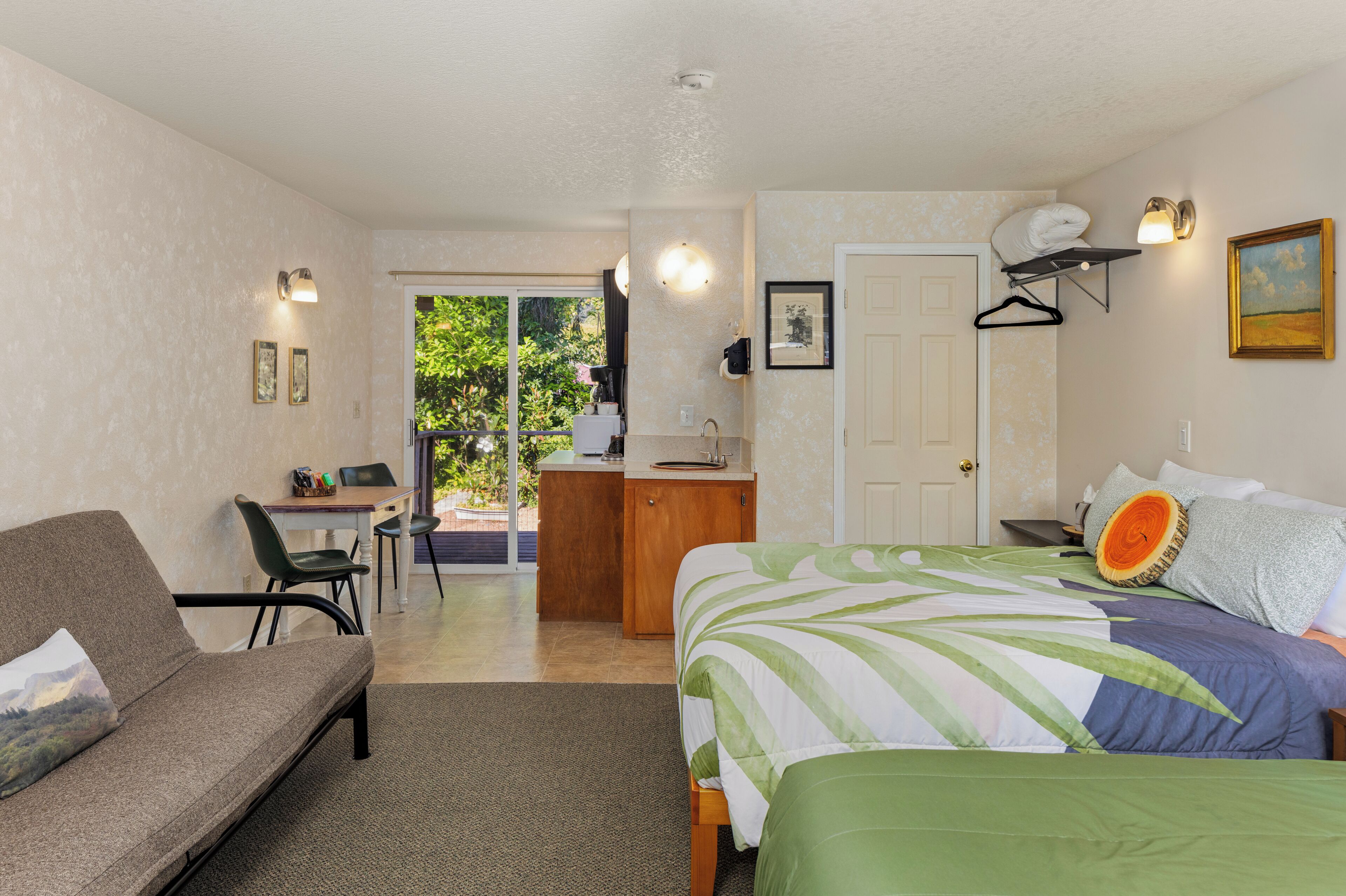 2. Garden Room (No Pets) | Premium bedding, individually decorated, individually furnished