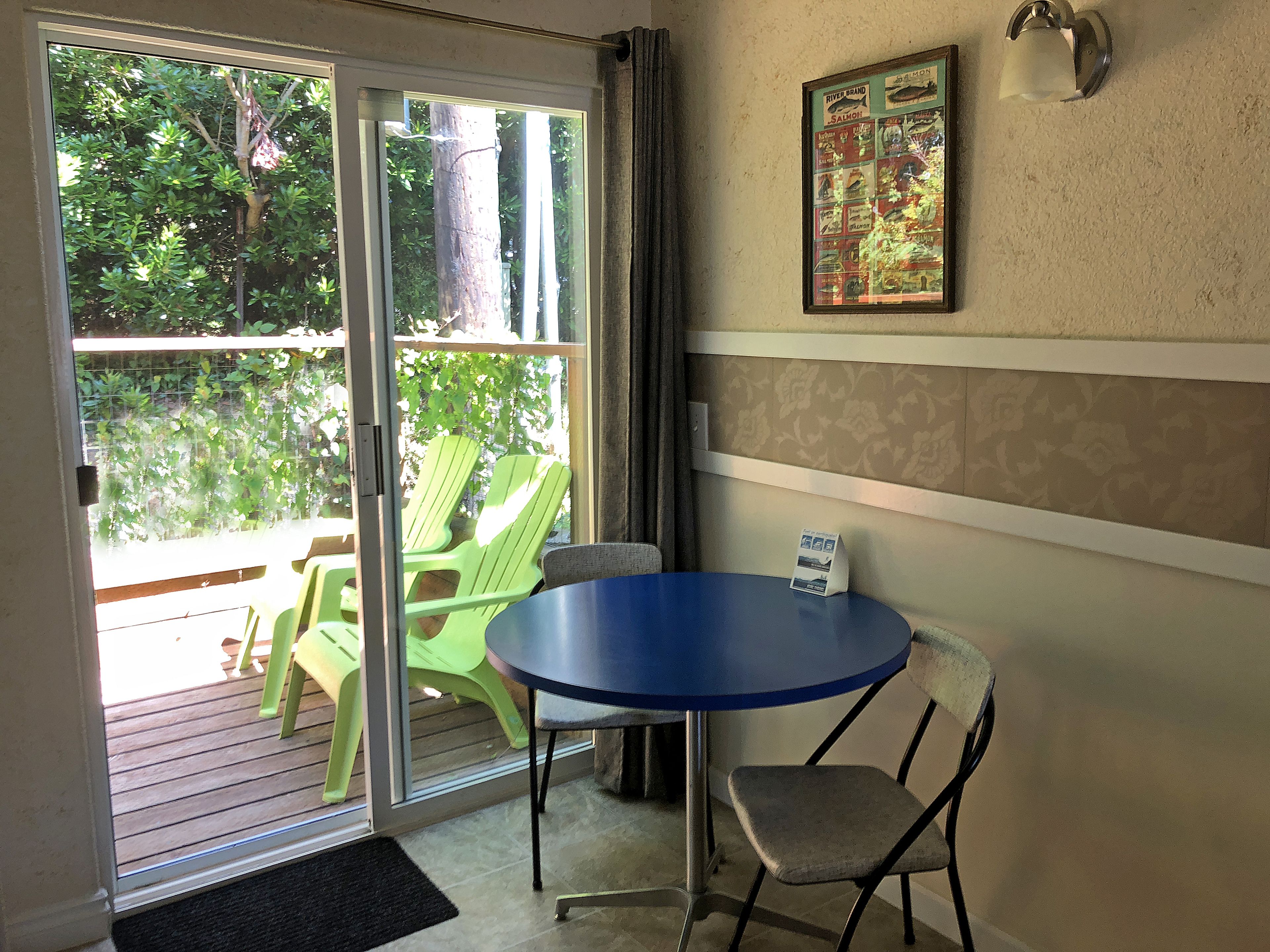 1. chinook (no pets) | in-room dining