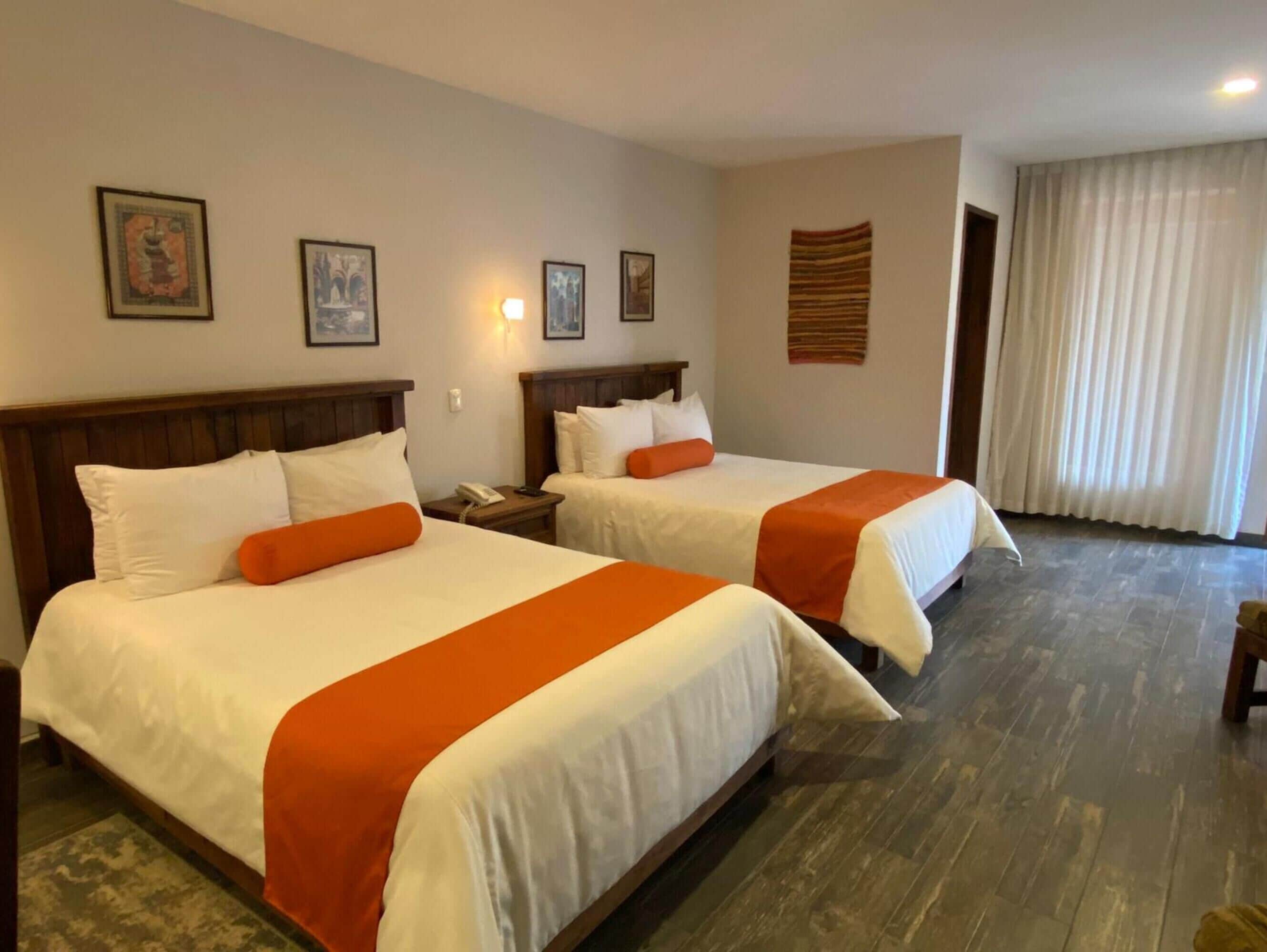 Standard Two Beds | Desk, soundproofing, iron/ironing board, free WiFi