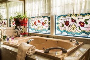 Premium suite, 1 kingsize bed, bubbelbad | Bubbelbad