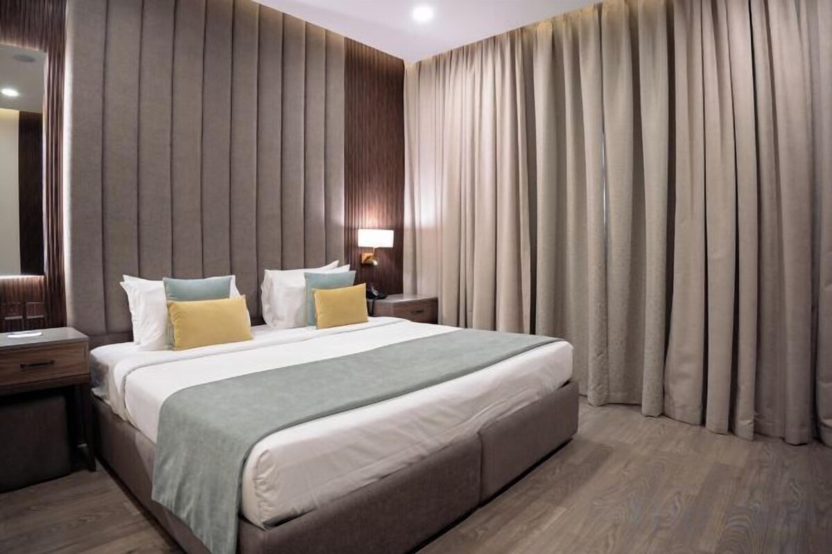 In-room safe, blackout drapes, soundproofing, iron/ironing board