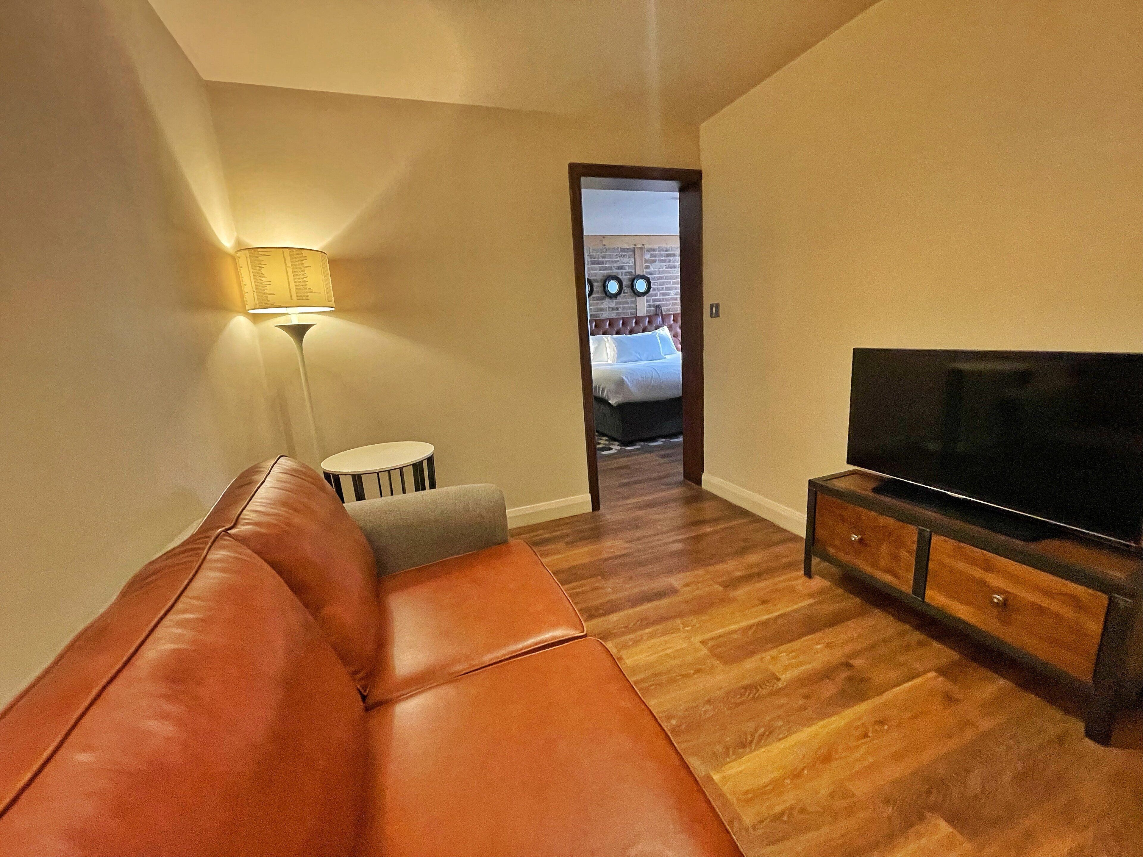 premium room, 1 king bed with sofa bed | egyptian cotton sheets, premium bedding, in-room safe