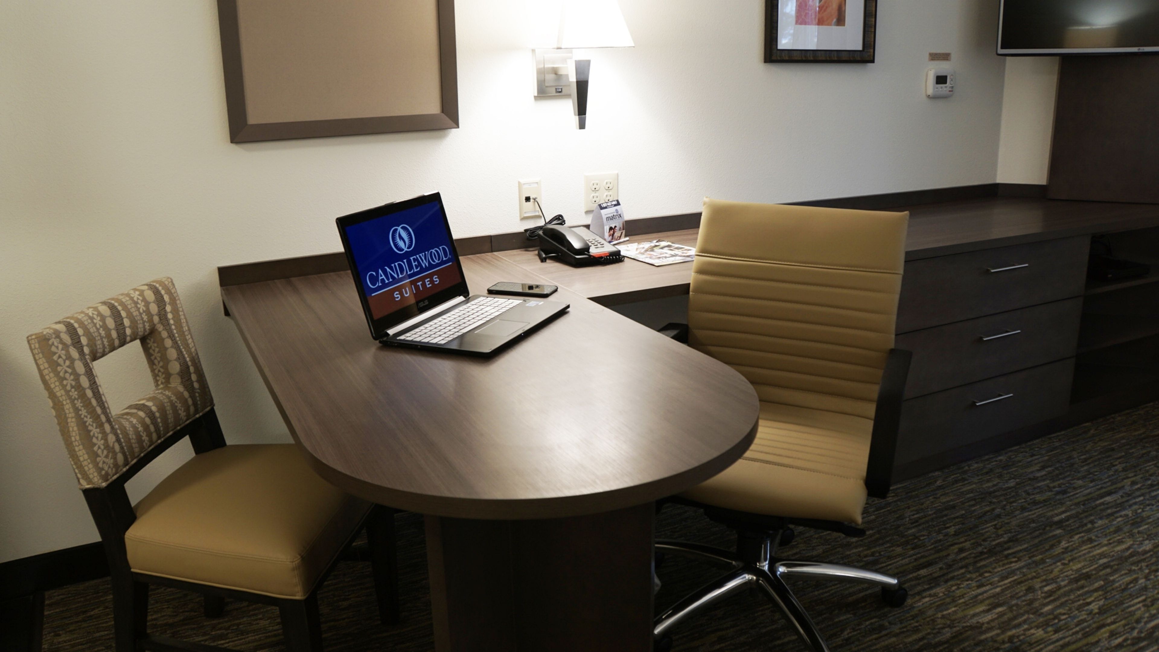 desk, blackout curtains, iron/ironing board, free wifi