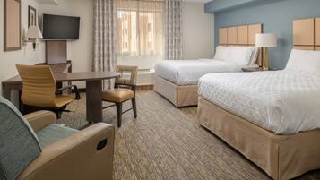 Desk, blackout drapes, iron/ironing board, free WiFi