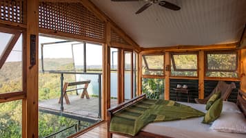 Rumah Pohon Comfort, Beberapa Tempat Tidur (Jungle Machan Forest View with Loft) | Pemandangan dari kamar