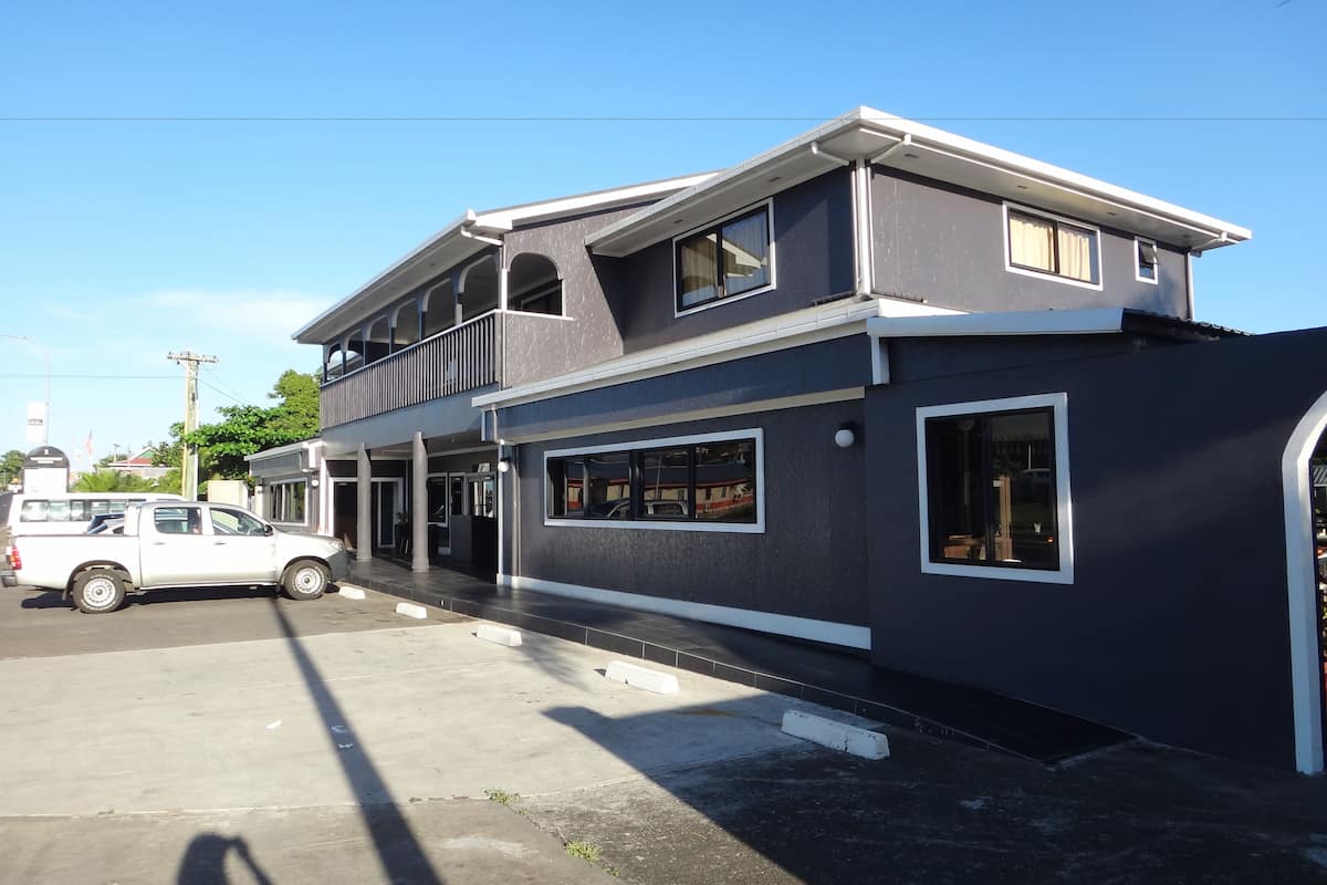 front of property