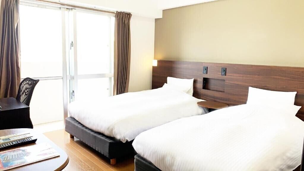 Desk, laptop workspace, blackout curtains, soundproofing