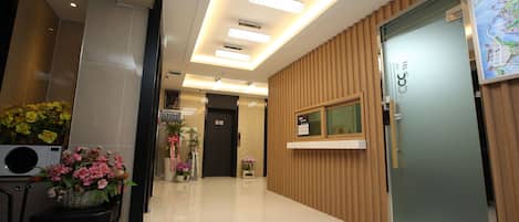 Interior entrance