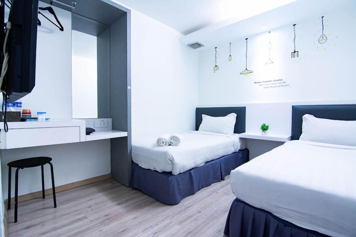 In-room safe, desk, blackout curtains, iron/ironing board (on request)