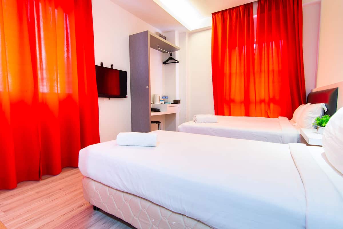 In-room safe, desk, blackout curtains, iron/ironing board
