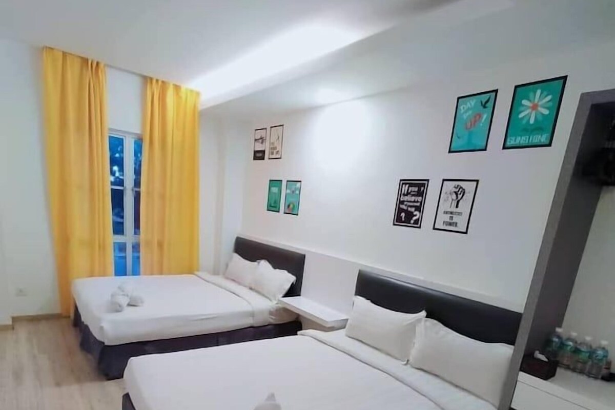 In-room safe, desk, blackout curtains, iron/ironing board (on request)