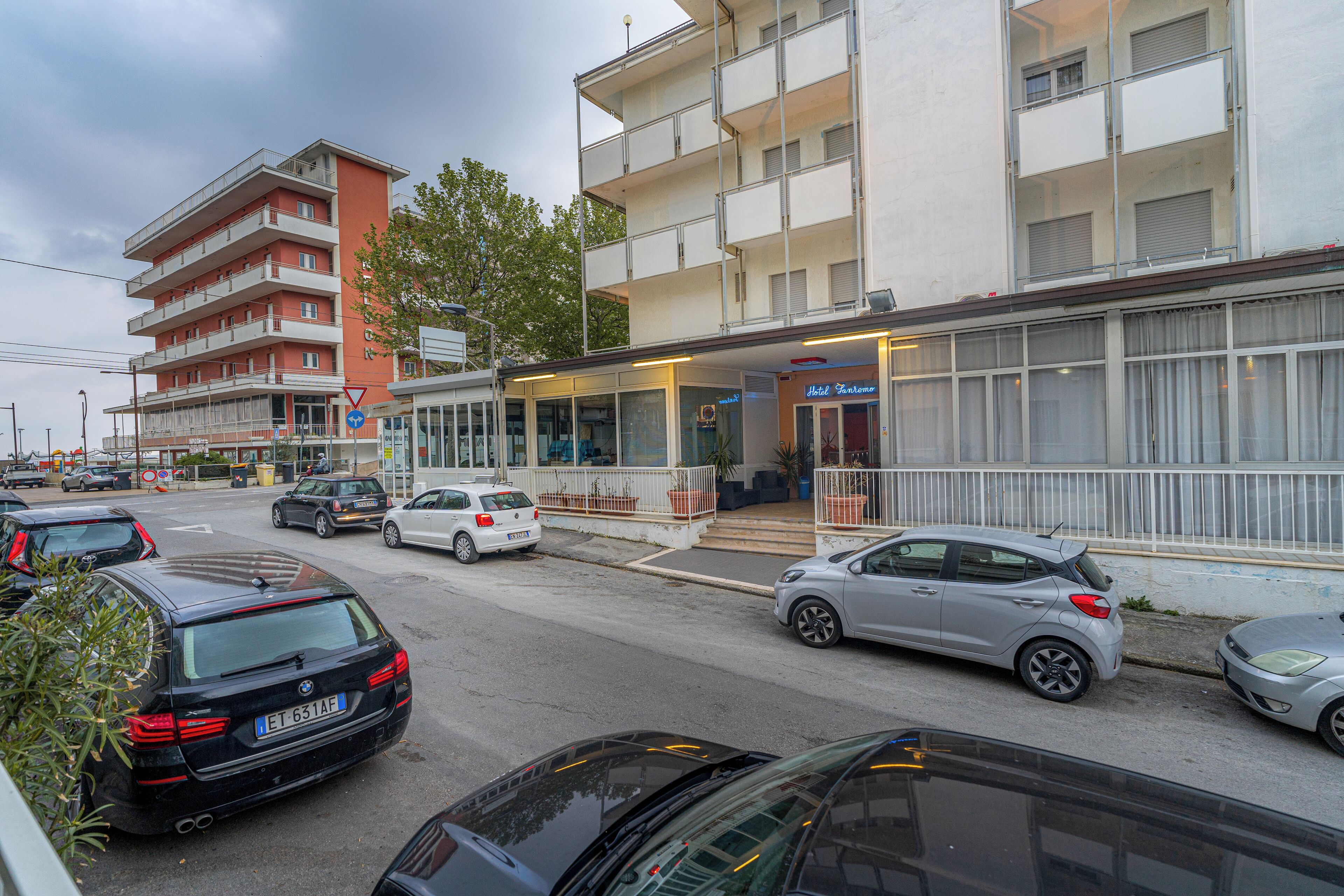 Facciata della struttura