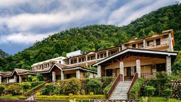 Voorkant van accommodatie